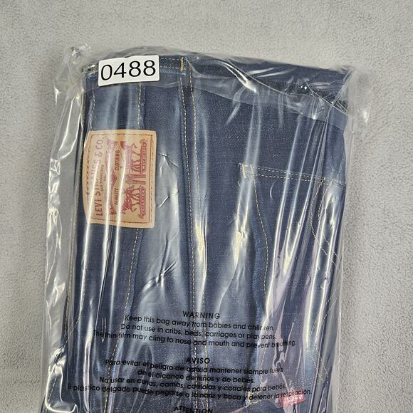 Levis Classic Boot Jeans Womens 20W Dark Wash Blue Stretch Denim Mid Rise - Picture 13 of 13